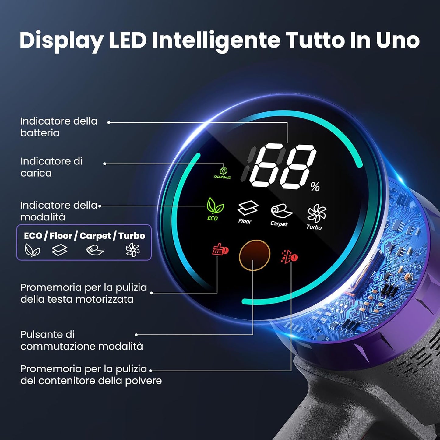 Aspirapolvere senza fili Novax T80