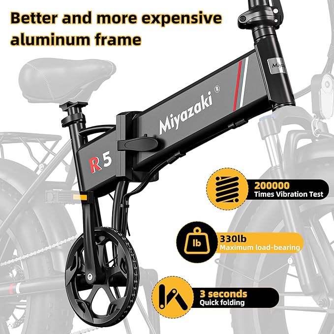 Bici Elettrica Miyazaki Pieghevole