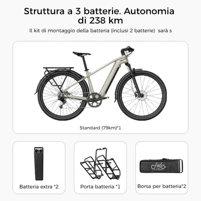 Bicicletta Elettrica Trekking Fiido Nomads