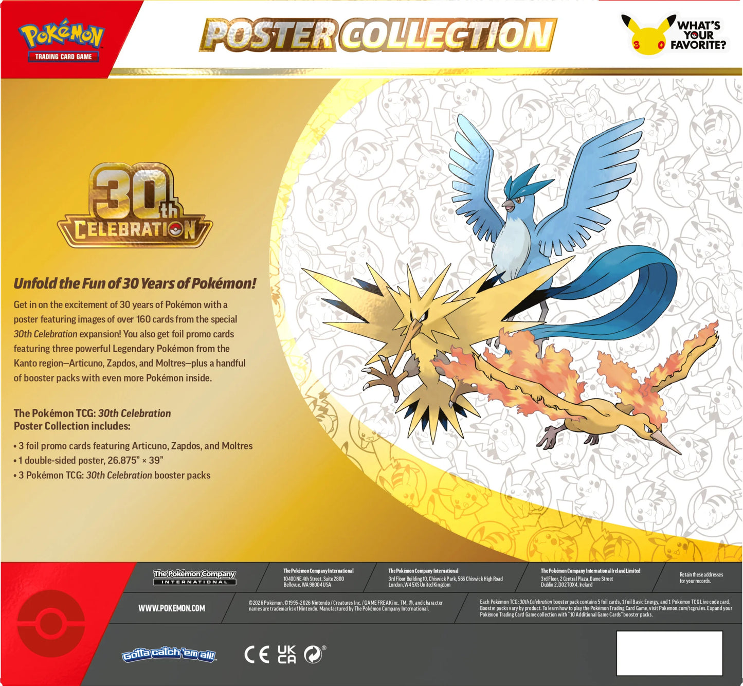 Collezione con poster 30° Anniversario