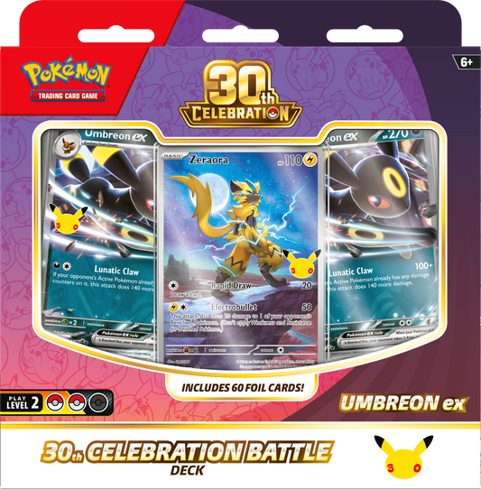 Battle Deck Umbreon 30th Anniversary