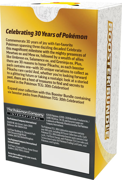 Bundle 6 Bustine 30° Anniversario